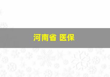 河南省 医保